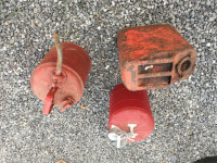 VINTAGE GASOLINE CONTAINERS....