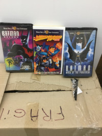 Classic animated Batman adventures 3 VHS