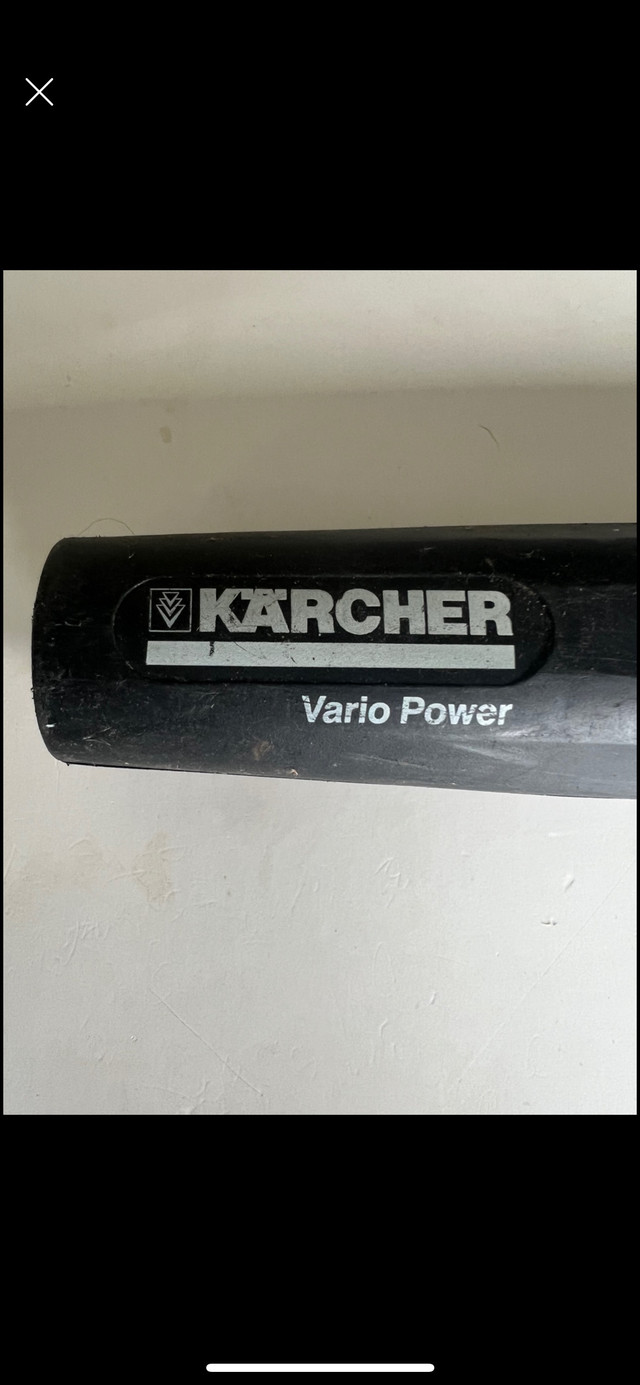 2 Karcher Pressure Washer Hose Attachments Gutter Vario Power  in Other in Kingston - Image 3