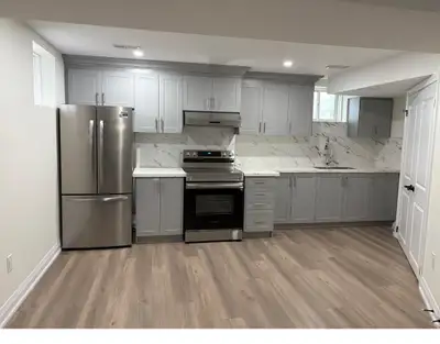 Newly built One Bedroom Basement with separate entrance Available From Sep1st. One And Half washroom...