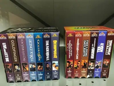 James Bond 007  VHS 13 Tapes Collection (2) Sets, View more
