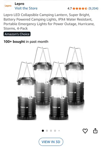 Lepro LED Lantern, View more