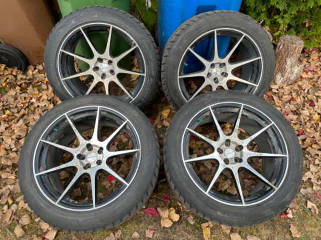 4 mag 20" +pneus Bridgestone dm-v2 Volvo XC60 XC90 dans Pneus et jantes  à Longueuil/Rive Sud