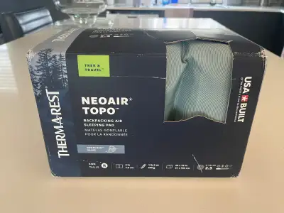 Thermarest Neoair Topo Backpacking Air Sleeping Pad- Brand New, View more