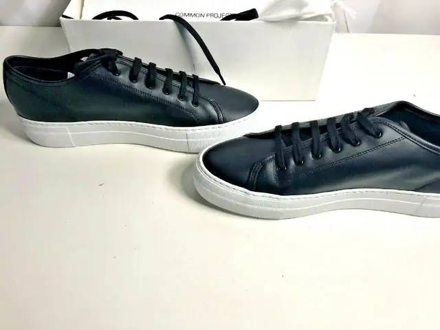 Woman by Common Projects 4017 SZ40 Tournament Low Black Sneakers in Women's - Shoes in London - Image 4