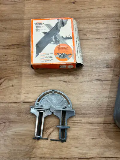 Vintage Adjustable Miter Box & Corner Clamp – Made in USA – $30, View more