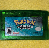 GBA Pokemon Emerald With New Battery