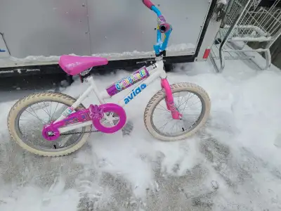 Girls Avigo bicycle with 18" wheels , works well, View more