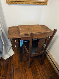 Antique Singer Sewing machine table