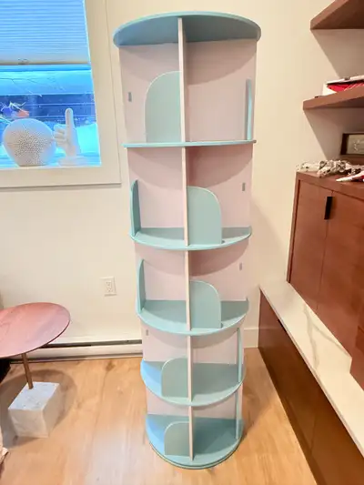 Rotating Tower Bookshelf, View more