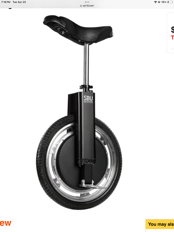 Self balance unicycle USB in Other in City of Halifax
