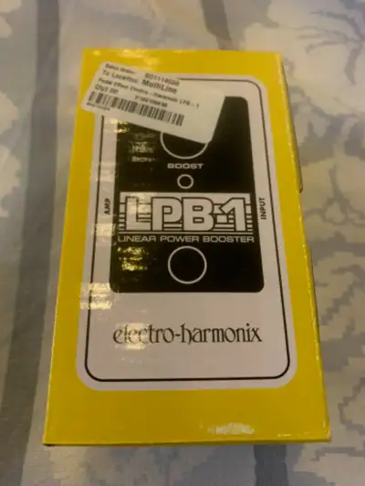 EHX Electro-Harmonix LPB-1 Linear Power Boost Gain Effects Pedal, View more