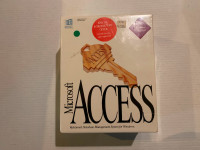 Microsoft Access 1992 for Windows 3.0 New Sealed - Vintage PC