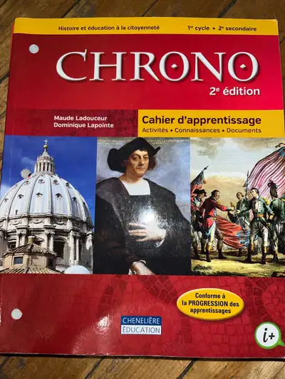 Chrono cahier d’exercices histoire secondaire 2, View more