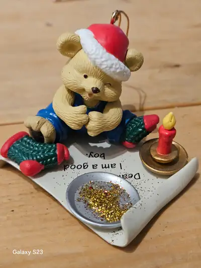 Christmas ornament, dear Santa i am a good boy, View more