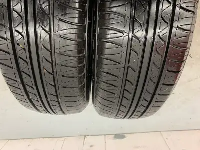 set of two Fusion touring all season tires off rim under excellent condition. Good tread. set of two...