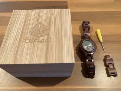 Tense wood watch , View more