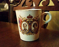Vintage 1939 Royal Visit Cup ~ Porcelain ~ Made in England