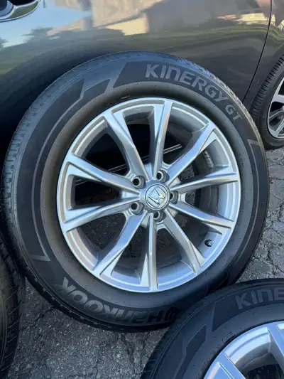 You can use them on a 2012-2025 Honda CR-V. They are OEM from 2023 CR-V. Tires have lots of life lef...