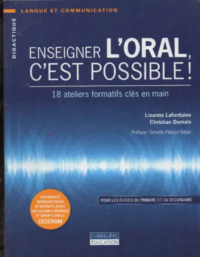 : 18 ateliers formatifs clés en main +CÉROM En parfaite condition De Lizanne Lafontaine, Christian D...