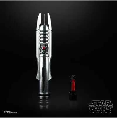 Ignite your passion for the Force with this new, in-box Star Wars The Black Series Darth Revan Force...