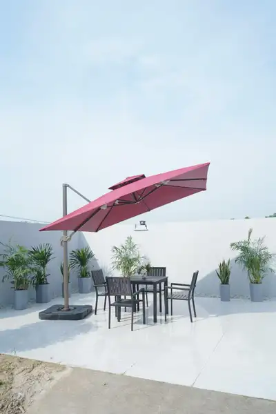 $99-$279, heavy duty 2-tier aluminum umbrella 360 rotation, View more