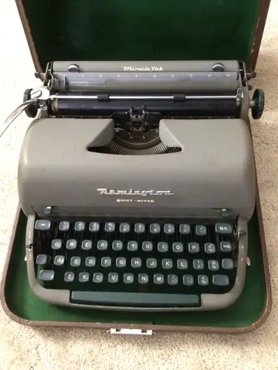 Remington manual Typewriter, View more