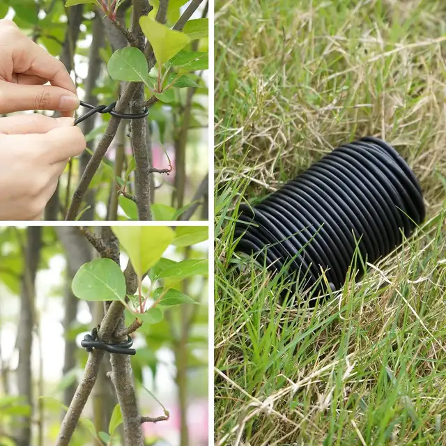 Black Garden Flexible Wire Tie in Outdoor Tools & Storage in Burnaby/New Westminster - Image 6