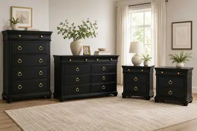 4 piece bedroom set, View more