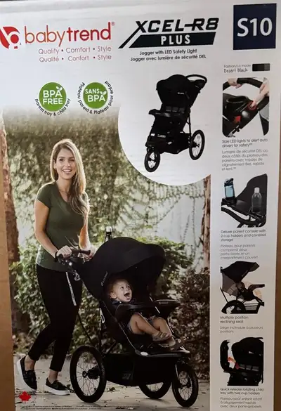 NEW! Baby Trend XCEL‑R8 Plus Jogger Stroller, View more