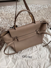 Celine - Calfskin Leather - Belt Bag - Mini, Light Taupe