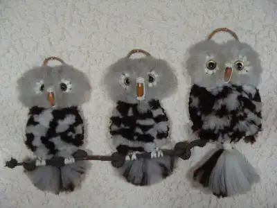 Macrame Owl Family, View more
