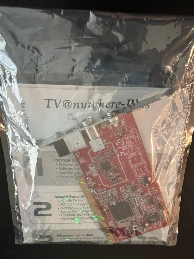 Brand New in Original Packaging,  Tv@nywhere Plus PCI Card in General Electronics in Mississauga / Peel Region - Image 3