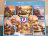 Thomas Kinkade 8 in 1 Multipack Puzzles