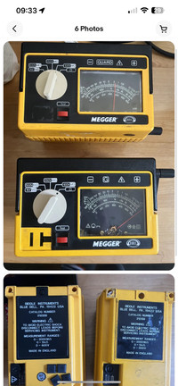 Megger insulation testers for electric motors