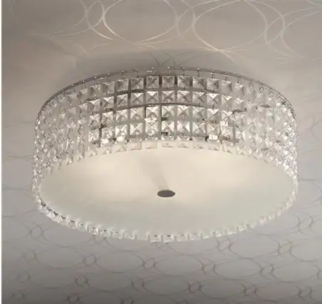 Plafonnier Bazz chrome et verre 6 lumières 16 po diamètre in Indoor Lighting & Fans in Laval / North Shore - Image 4