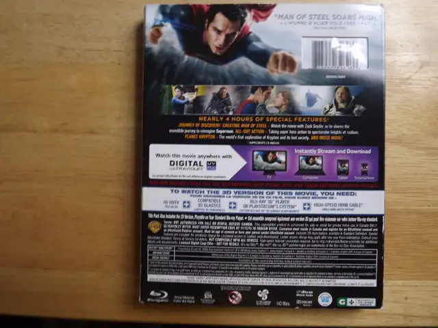FS: "Man Of Steel" Blu-ray 3D + Blu-ray + DVD + Ultraviolet in CDs, DVDs & Blu-ray in London - Image 3