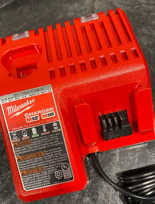 New Milwaukee M12/M18 Dual Volt Charger