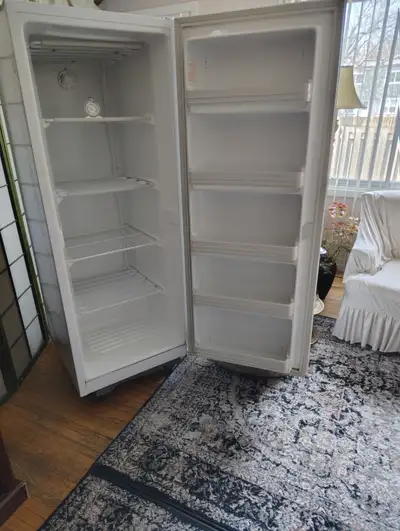 Freezer upright almost new reliable energy star 24 inches wide, View more