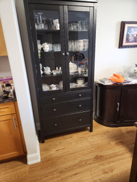Ikea Cabinet with glass doors