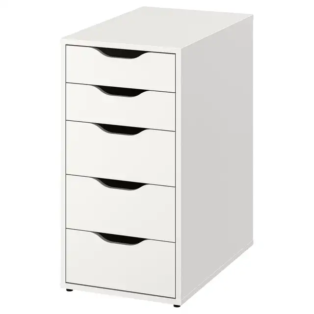 5-Drawer Unit White File Cabinet Organizer in Bookcases & Shelving Units in Mississauga / Peel Region - Image 5