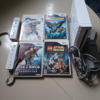 Wii with accessories and games