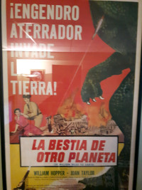 Vintage Spanish Movie Poster-20 Million Miles To Earth (1957)
