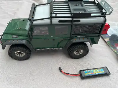 Like new Upgrades Come with battery and editions suck as light kit Extra tires Remote