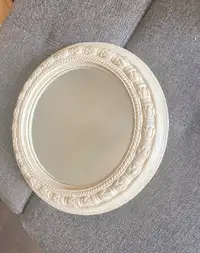 Round Framed Wall Mirror For Sale