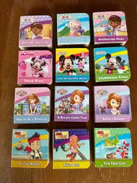 Disney Junior Mini Board Books - set of 12- Mickey Mouse,etc