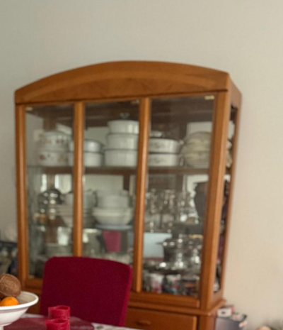 Dining Table and Hutch, View more