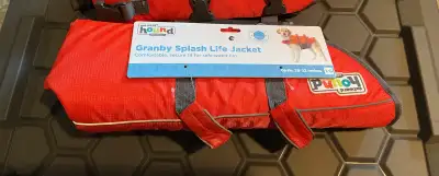 New dog life jacket size large, View more