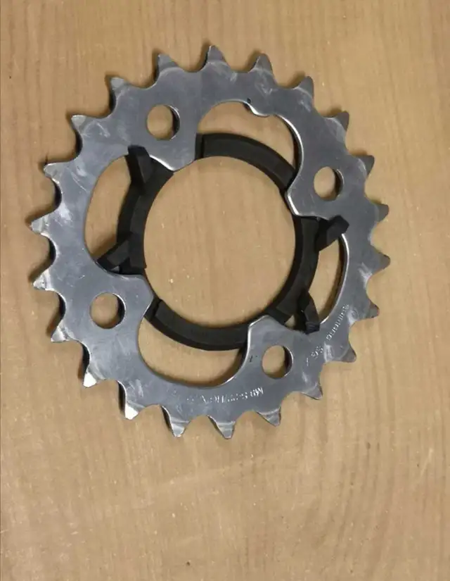 22 Tooth Bicycle Chainring Front Cog Gear ~ Shimano in Frames & Parts in Calgary - Image 11