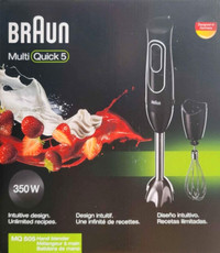 New !!!Braun Multiquick 5 2-Speed Hand Blender